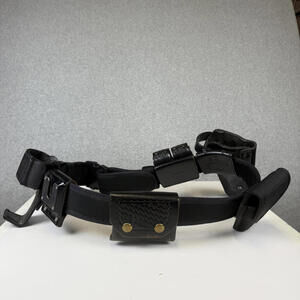 Bianchi Int. basket weave Large leather duty Belt revolver setup accesories